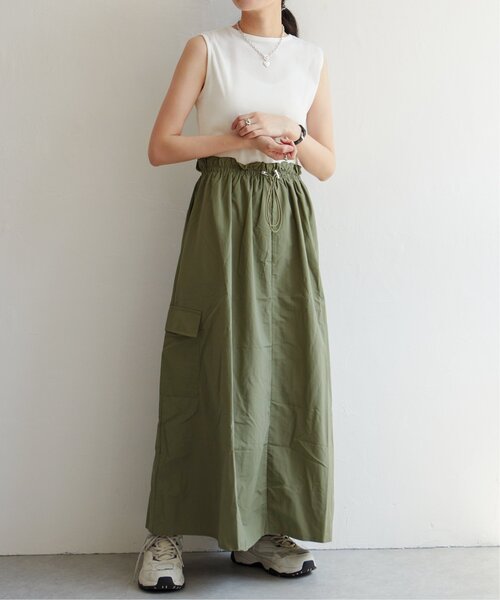 VENCEEXCHANGE（ヴァンスエクスチェンジ）の「ドッキングノースリワンピース（ワンピース・レディース・ブラック/その他2/オフホワイト・FREE）」の7枚目の写真