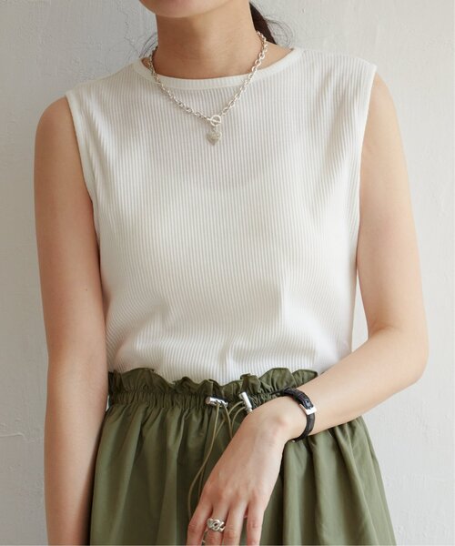 VENCEEXCHANGE（ヴァンスエクスチェンジ）の「ドッキングノースリワンピース（ワンピース・レディース・ブラック/その他2/オフホワイト・FREE）」の9枚目の写真