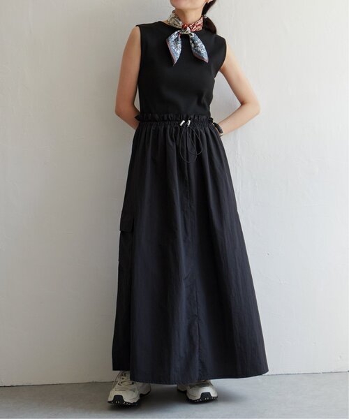 VENCEEXCHANGE（ヴァンスエクスチェンジ）の「ドッキングノースリワンピース（ワンピース・レディース・ブラック/その他2/オフホワイト・FREE）」の13枚目の写真