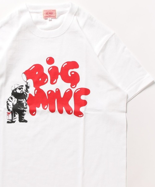 BIG MIKE(ビッグマイク)の「BIG MIKE ビッグマイク ニューマイクバブル 半袖プリント Tシャツ // 102328601(Tシャツ/カットソー・メンズ・ホワイト/ブラック・MEDIUM/LARGE/X-LARGE)」の11枚目の写真
