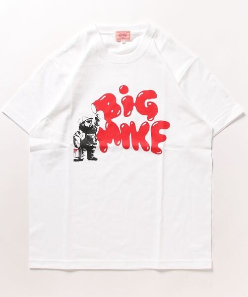 BIG MIKE(ビッグマイク)の「BIG MIKE ビッグマイク ニューマイクバブル 半袖プリント Tシャツ // 102328601(Tシャツ/カットソー・メンズ・ホワイト/ブラック・MEDIUM/LARGE/X-LARGE)」の12枚目の写真