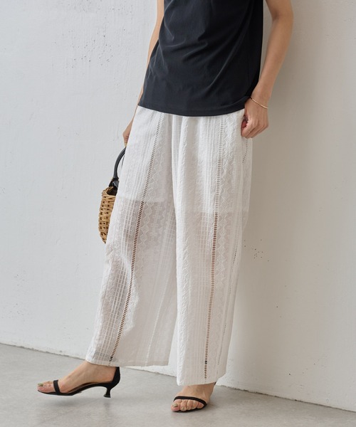 美品！BEARDSLEY 25300円→6070円 バテン レース パンツ ビアズリー BEARDSLEY レースパンツ バテンレースパンツ - メルカリ