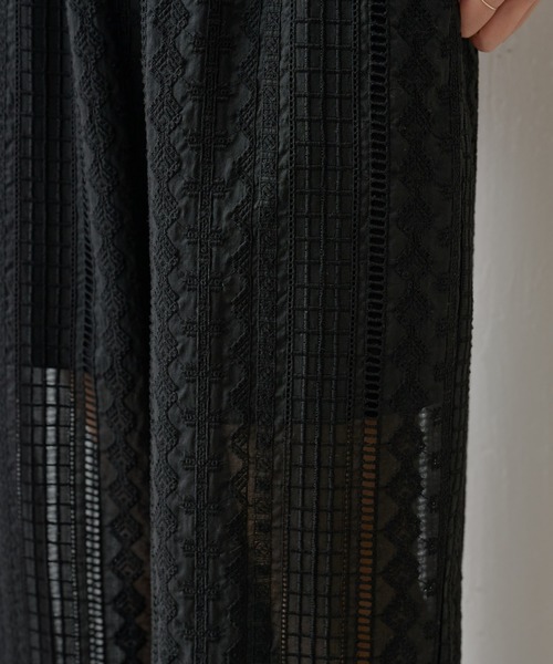 BEARDSLEY（ビアズリー）の「レースイージーパンツ（その他パンツ・レディース・ホワイト/ピンク/ブラック・FREE）」の9枚目の写真