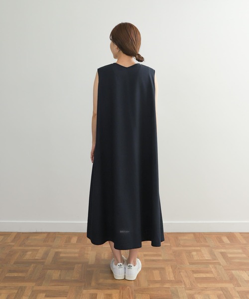 美品 DOORSドアーズ23SSジレUR TECH リネン2WAYワンピース♪ URBAN RESEARCH DOORS（アーバンリサーチドアーズ）の「『UR