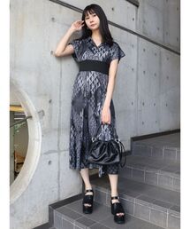 MURUA | ミュルーズブロックワンピース(ワンピース)