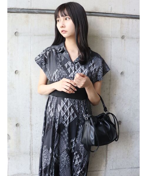 MURUA（ムルーア）の「ミュルーズブロックワンピース（ワンピース・レディース・ブラック/ブラウン・FREE）」の16枚目の写真