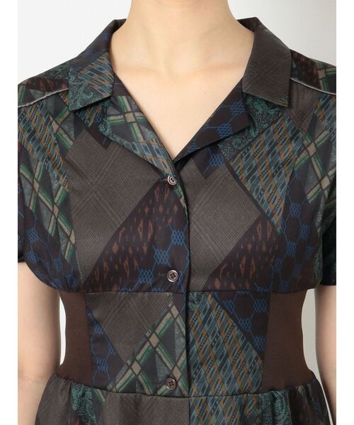 MURUA（ムルーア）の「ミュルーズブロックワンピース（ワンピース・レディース・ブラック/ブラウン・FREE）」の9枚目の写真