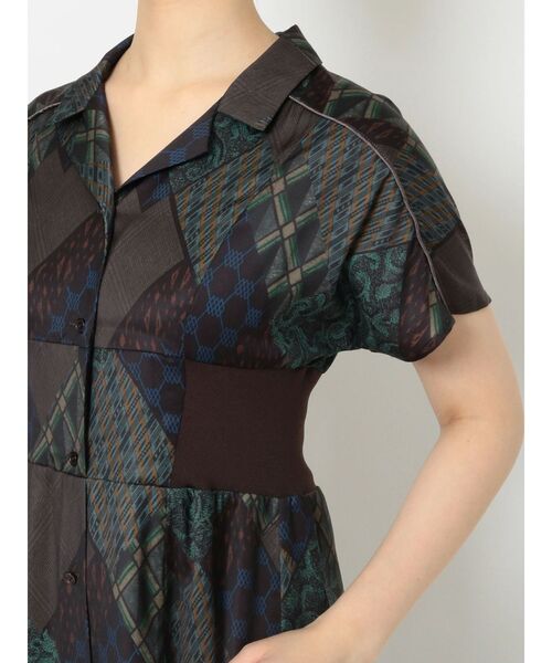 MURUA（ムルーア）の「ミュルーズブロックワンピース（ワンピース・レディース・ブラック/ブラウン・FREE）」の17枚目の写真