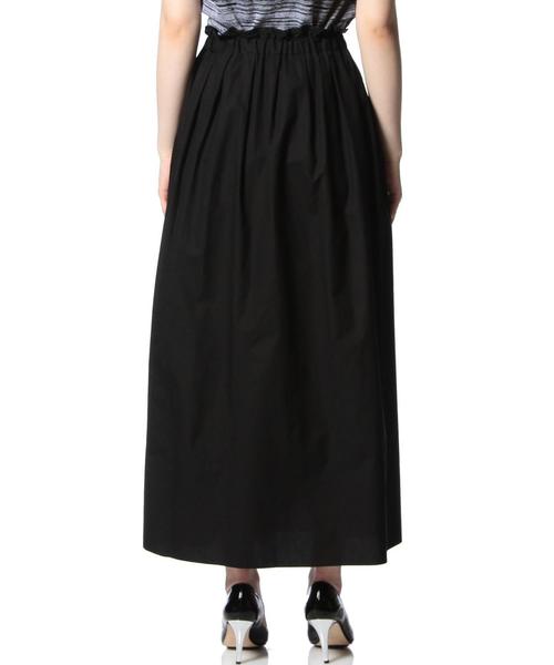 ASTRAET（アストラット）の「ASTRAET(アストラット) ギャザーフレアーロングスカート◆（スカート・レディース・ホワイト/ブラック/ロイヤルブルー・0/1）」の12枚目の写真