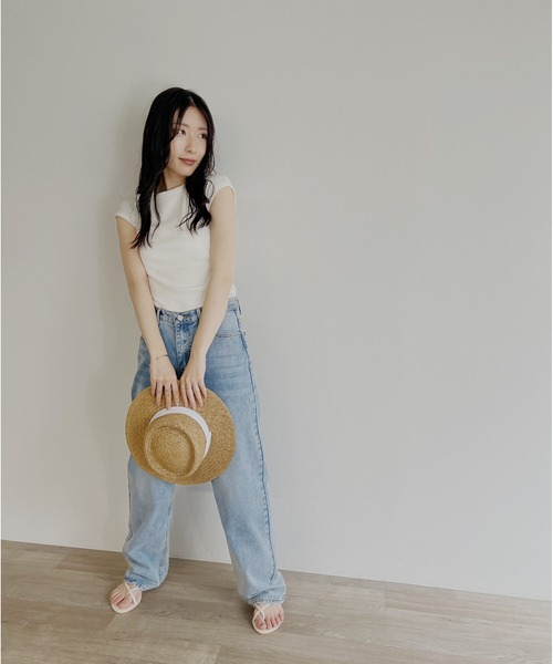 ISOOK(アイスー)の「【ZOZO限定】Paper hat / ペーパーハット(ハット・レディース・ホワイト・FREE)」の2枚目の写真