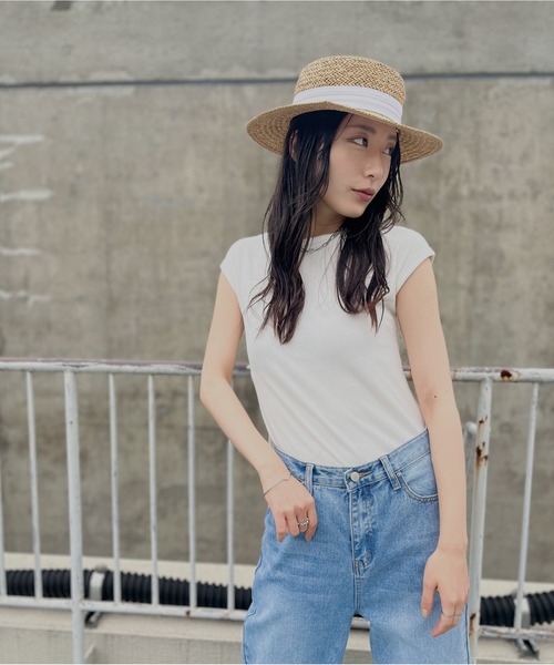 ISOOK(アイスー)の「【ZOZO限定】Paper hat / ペーパーハット(ハット・レディース・ホワイト・FREE)」の5枚目の写真