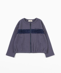 trois lapins kp | 裏毛ジップアップジャケット(120~160cm)(カーディガン/ボレロ)