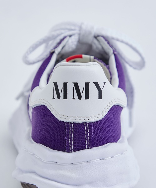 Maison MIHARA YASUHIRO（メゾンミハラヤスヒロ）の「【Maison MIHARA YASUHIRO/メゾンミハラヤスヒロ】- BLAKEY Low - original sole canvas Low-Top sneakers/ブレイキー/スニーカー（スニーカー・レディース・ホワイト/パープル/ブラック・36/37/38）」の21枚目の写真