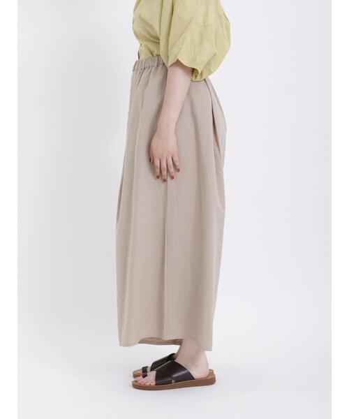 Samansa Mos2（サマンサ モスモス）の「【接触冷感】コットンリネンワイドパンツ（その他パンツ・レディース・グリーン/イエロー/ベージュ/ブラック・F）」の8枚目の写真