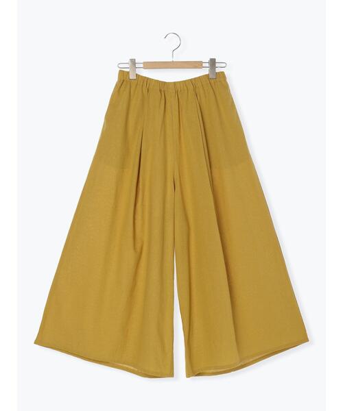 Samansa Mos2（サマンサ モスモス）の「【接触冷感】コットンリネンワイドパンツ（その他パンツ・レディース・グリーン/イエロー/ベージュ/ブラック・F）」の15枚目の写真