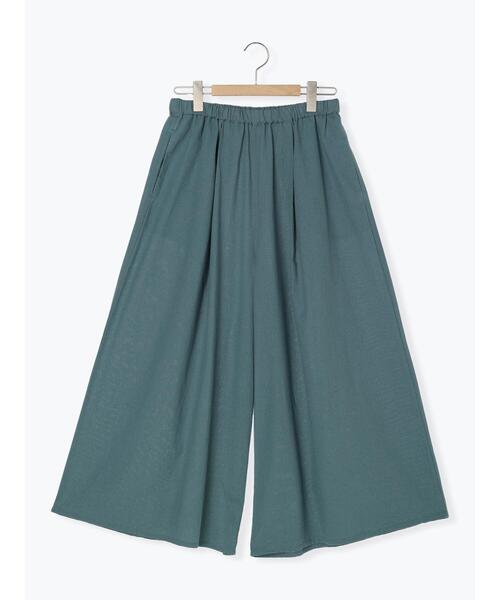 Samansa Mos2（サマンサ モスモス）の「【接触冷感】コットンリネンワイドパンツ（その他パンツ・レディース・グリーン/イエロー/ベージュ/ブラック・F）」の18枚目の写真