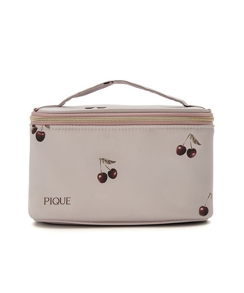 gelato pique（ジェラートピケ）の「アーバンチェリー柄バニティポーチ