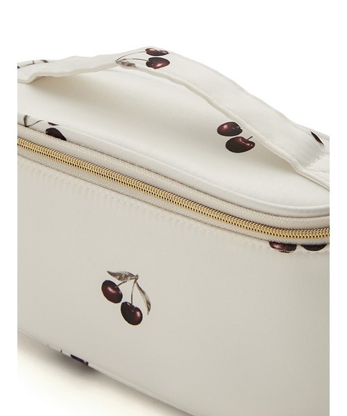 gelato pique（ジェラートピケ）の「アーバンチェリー柄バニティポーチ