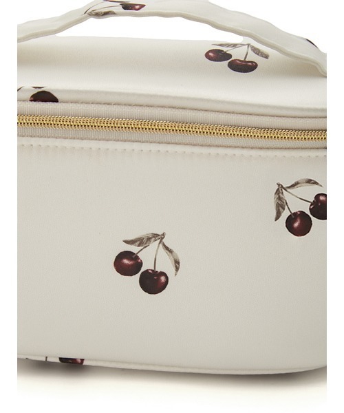 gelato pique（ジェラートピケ）の「アーバンチェリー柄バニティポーチ