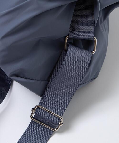 WEGO（ウィゴー）の「WEGO/ドロストBIGショルダー（ショルダーバッグ・レディース・スミクロ/ライトグレー/オフホワイト・FREE）」の13枚目の写真