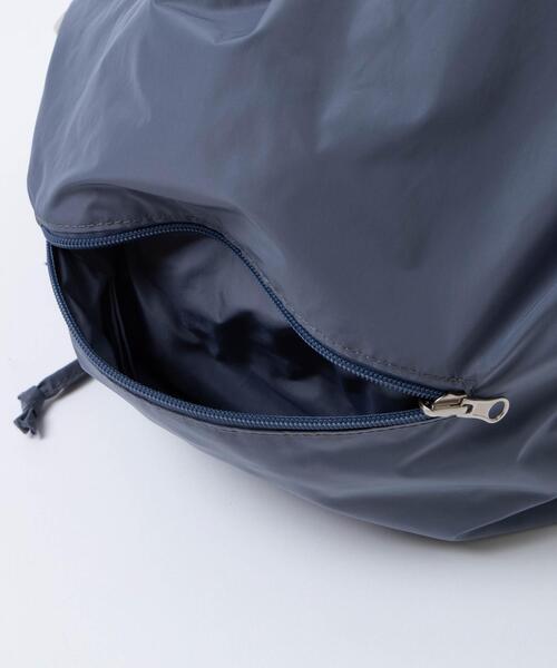 WEGO（ウィゴー）の「WEGO/ドロストBIGショルダー（ショルダーバッグ・レディース・スミクロ/ライトグレー/オフホワイト・FREE）」の11枚目の写真