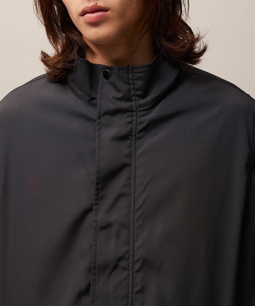 re_k by JUNRED（レクバイジュンレッド）の「re_k by JUNRED / スタンドカラーナイロンベスト（ナイロンジャケット・メンズ・ライトグレー/チャコールグレー・S/M/L）」の20枚目の写真