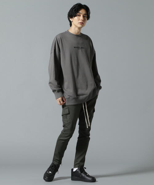 WHITELAND(ホワイトランド)の「【WEB&DEPOT限定】WHITELAND/ホワイトランド/TOKYO CREWNECK SWEATSHIRTS(スウェット・メンズ・ホワイト/グレー/ブラック/カーキ・MEDIUM/LARGE)」の10枚目の写真