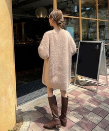 titivate | シャギーニットショートワンピース(ワンピース)