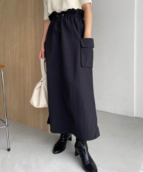 CAPRICIEUX LE'MAGE ❁新品タグ付き　カーゴスカート CAPRICIEUX LE'MAGE（カプリシューレマージュ）の「カーゴ
