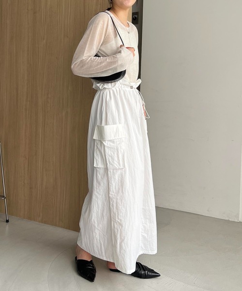 CAPRICIEUX LE'MAGE ❁新品タグ付き　カーゴスカート CAPRICIEUX LE'MAGE（カプリシューレマージュ）の「カーゴ