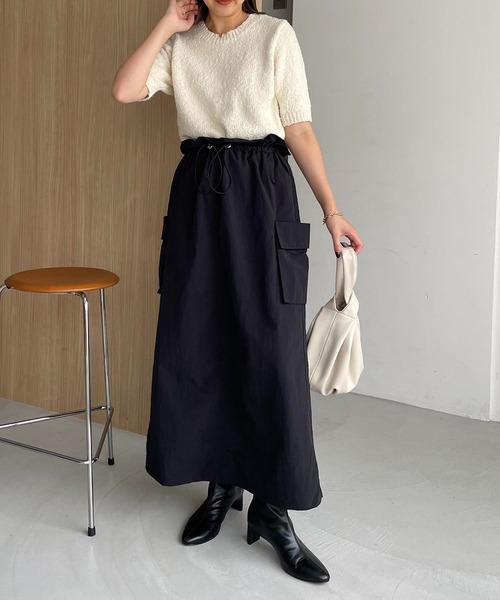 CAPRICIEUX LE'MAGE ❁新品タグ付き　カーゴスカート CAPRICIEUX LE'MAGE（カプリシューレマージュ）の「カーゴ