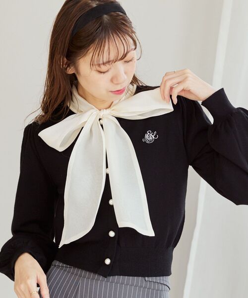 MAJESTIC LEGON(マジェスティックレゴン)の「バリエボウタイブラウス(シャツ/ブラウス・レディース・グレー系その他/ライトグレー/アイボリー/ピンク系その他2・MEDIUM)」の12枚目の写真