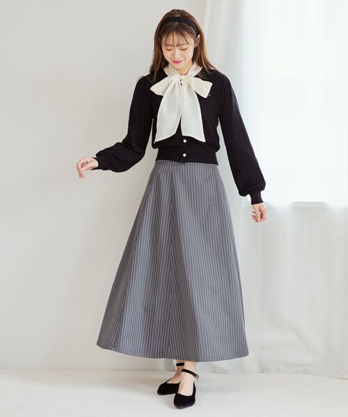 MAJESTIC LEGON(マジェスティックレゴン)の「バリエボウタイブラウス(シャツ/ブラウス・レディース・グレー系その他/ライトグレー/アイボリー/ピンク系その他2・MEDIUM)」の14枚目の写真
