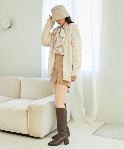 MAJESTIC LEGON(マジェスティックレゴン)の「バリエボウタイブラウス(シャツ/ブラウス・レディース・グレー系その他/ライトグレー/アイボリー/ピンク系その他2・MEDIUM)」の16枚目の写真