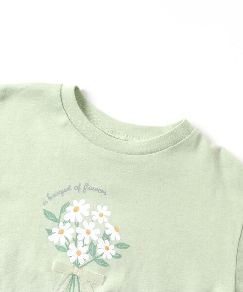 apres les cours（アプレレクール）の「5柄ロゴ・モチーフTシャツ（Tシャツ/カットソー・キッズ・ミント/オフホワイト/キナリ/ラベンダー/チャコール・100/80/140/110/130/120/90）」の10枚目の写真