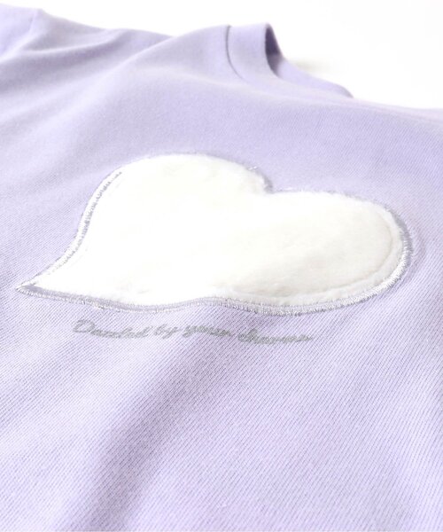 apres les cours（アプレレクール）の「5柄ロゴ・モチーフTシャツ（Tシャツ/カットソー・キッズ・ミント/オフホワイト/キナリ/ラベンダー/チャコール・100/80/140/110/130/120/90）」の16枚目の写真