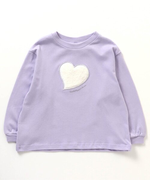 apres les cours（アプレレクール）の「5柄ロゴ・モチーフTシャツ（Tシャツ/カットソー・キッズ・ミント/オフホワイト/キナリ/ラベンダー/チャコール・100/80/140/110/130/120/90）」の17枚目の写真