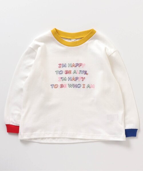 apres les cours（アプレレクール）の「5柄ロゴ・モチーフTシャツ（Tシャツ/カットソー・キッズ・ミント/オフホワイト/キナリ/ラベンダー/チャコール・100/80/140/110/130/120/90）」の19枚目の写真