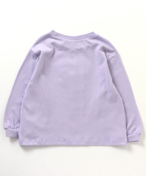 apres les cours（アプレレクール）の「5柄ロゴ・モチーフTシャツ（Tシャツ/カットソー・キッズ・ミント/オフホワイト/キナリ/ラベンダー/チャコール・100/80/140/110/130/120/90）」の22枚目の写真