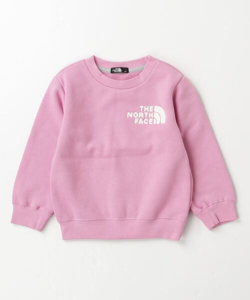 THE NORTH FACE（ザノースフェイス）の「ザ ノース フェイス THE NORTH FACE Frontview Crew キッズ フロントビュークルー（スウェット・キッズ・グリーン/ピンク/ネイビー・150cm/110cm/100cm/130cm/120cm/140cm）」の3枚目の写真