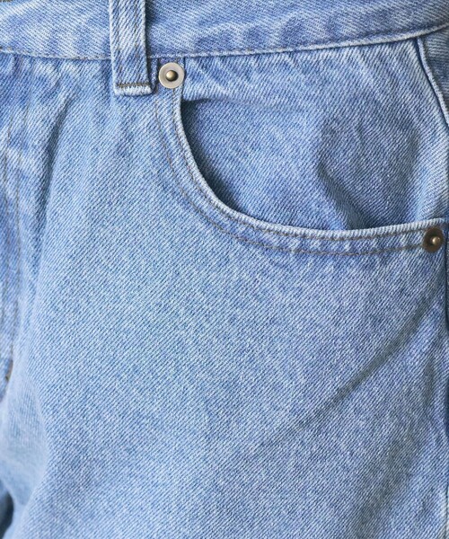 FREAK'S STORE（フリークスストア）の「カーヴィーデニム/ カーブデニム/ ワイド デニムパンツ（デニムパンツ・レディース・サックスブルー/ネイビー/ブラック・SMALL/MEDIUM）」の12枚目の写真