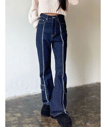 EMODA | アンダーポケットフレアジーンズ(デニムパンツ)