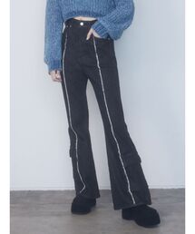 EMODA | アンダーポケットフレアジーンズ(デニムパンツ)