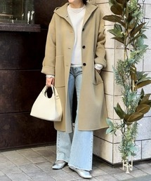 RIVE DROITE | フーデットロングコート(その他アウター)