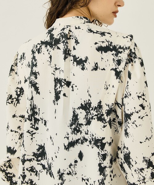 RUMCHE(ラムシェ)の「【RUMCHE/(ラム・シェ)】Abstract Paint Dress/アブストラクトペイントドレス(ドレス・レディース・オフホワイト・FREE)」の7枚目の写真
