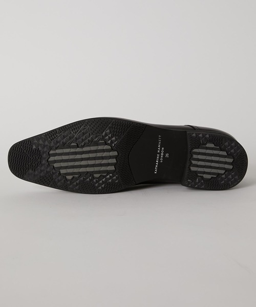KATHARINE HAMNETT LONDON (キャサリンハムネットロンドン)の「KATHARINE HAMNETT LONDON/キャサリンハムネットロンドン <防水・防滑>チゼルトゥ 外羽根ドレスシューズ(ドレスシューズ・メンズ・ブラック・24.5/25/25.5/26/26.5/27)」の3枚目の写真