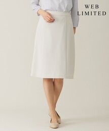 【WEB限定カラーあり・洗える】セラテリーダブルクロス フレアー スカート