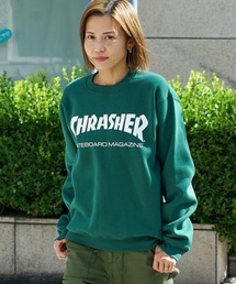 MAG LOGO CREW SWEAT/スラッシャーロゴスウェットトレーナー