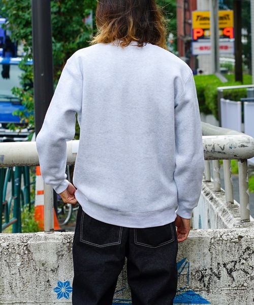 MAG LOGO CREW SWEAT/スラッシャーロゴスウェットトレーナー