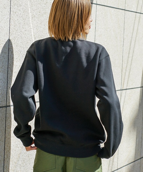 THRASHER(スラッシャー)の「MAG LOGO CREW SWEAT/スラッシャーロゴスウェットトレーナー(スウェット・メンズ・アッシュグレー/ダークグリーン/ブラック×ホワイト/ホワイト×ブラック/ネイビー・MEDIUM/LARGE/X-LARGE/XX-LARGE)」の8枚目の写真